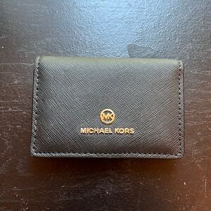 Mini Black MK Wallet